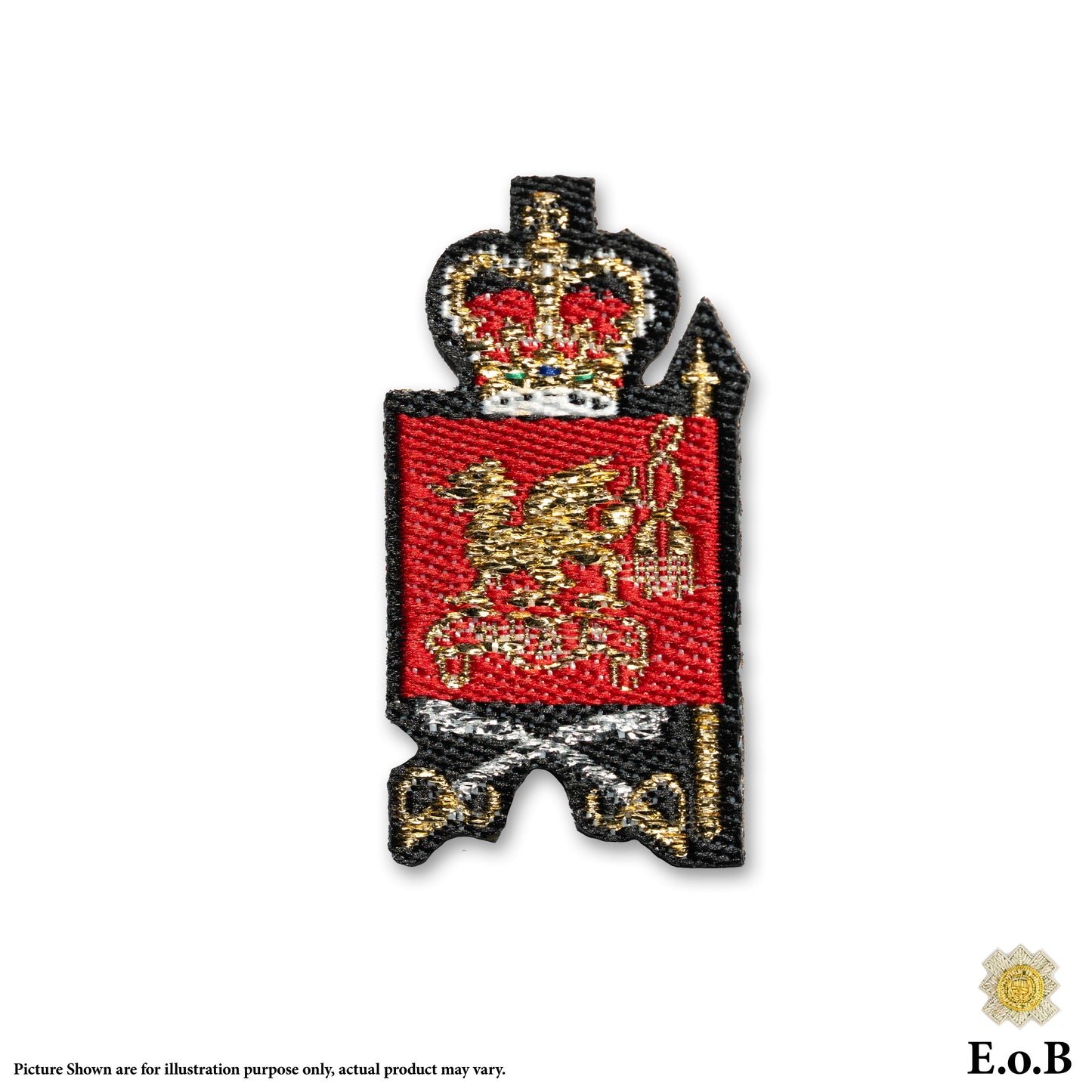 1/6 British Army Full Dress Welsh Guards Company Sergeant Major Rank Badge