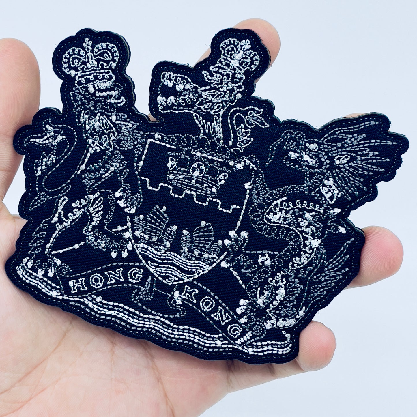 Hong Kong Coat of Arms (Arthur Hacker's version) Embroidered Morale Patch