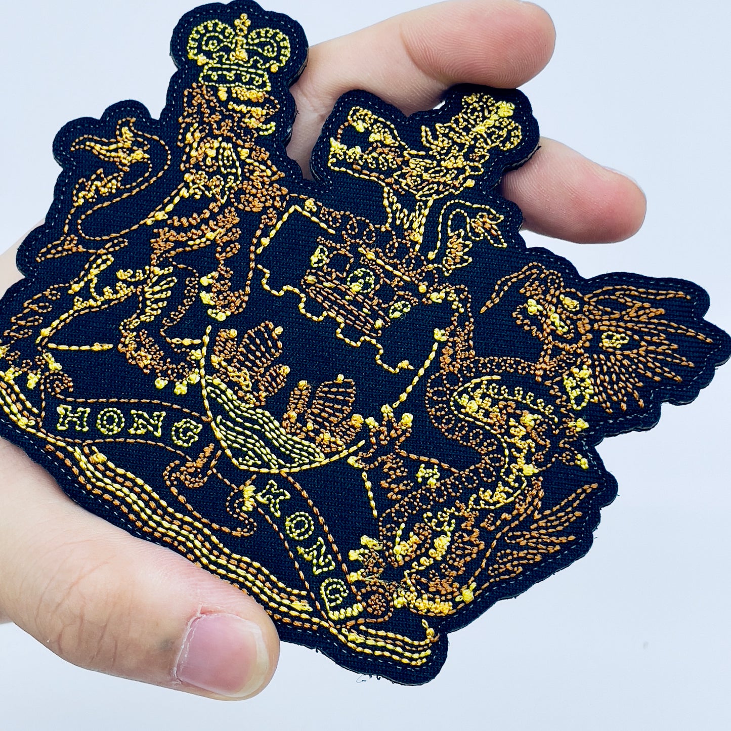 Hong Kong Coat of Arms (Arthur Hacker's version) Embroidered Morale Patch