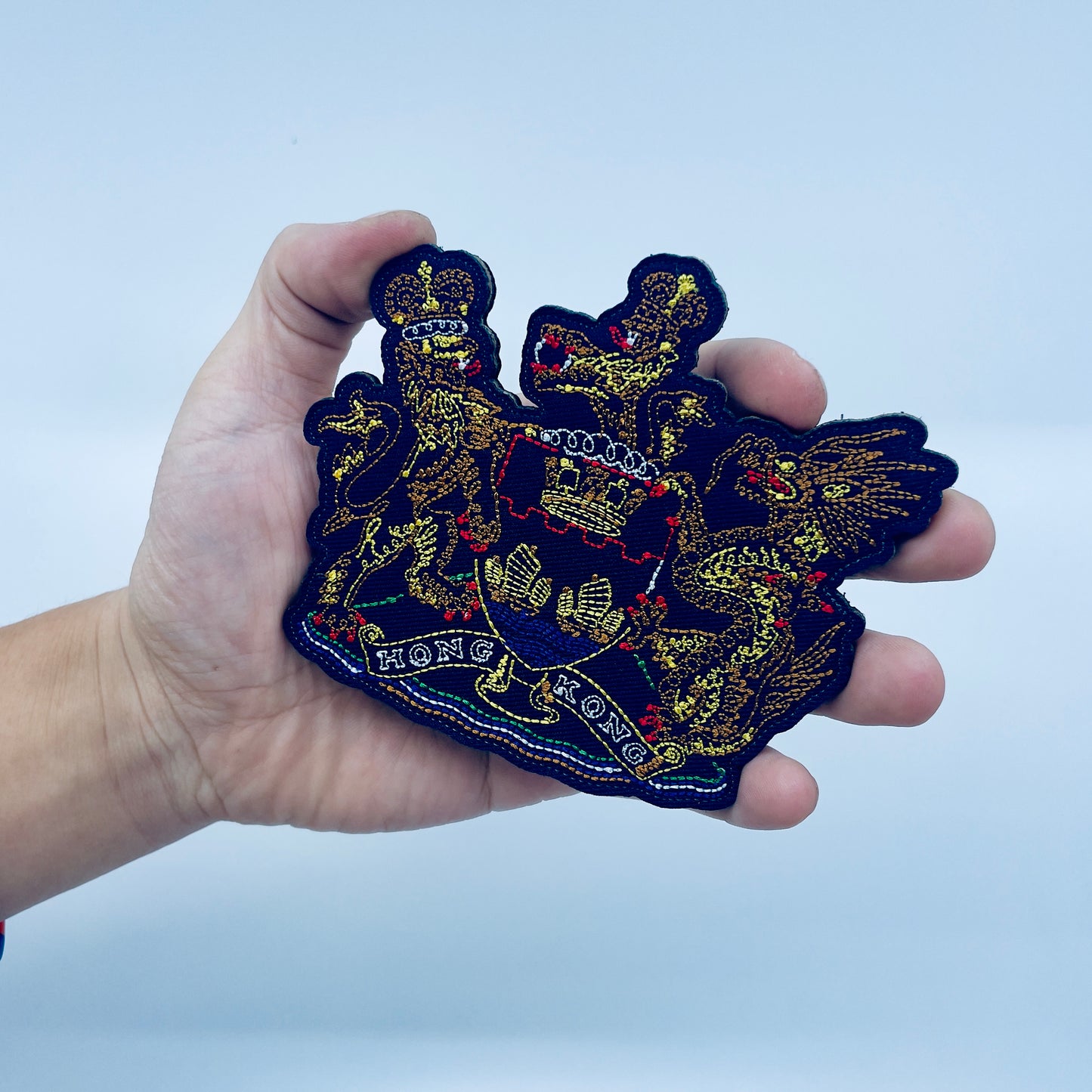 Hong Kong Coat of Arms (Arthur Hacker's version) Embroidered Morale Patch