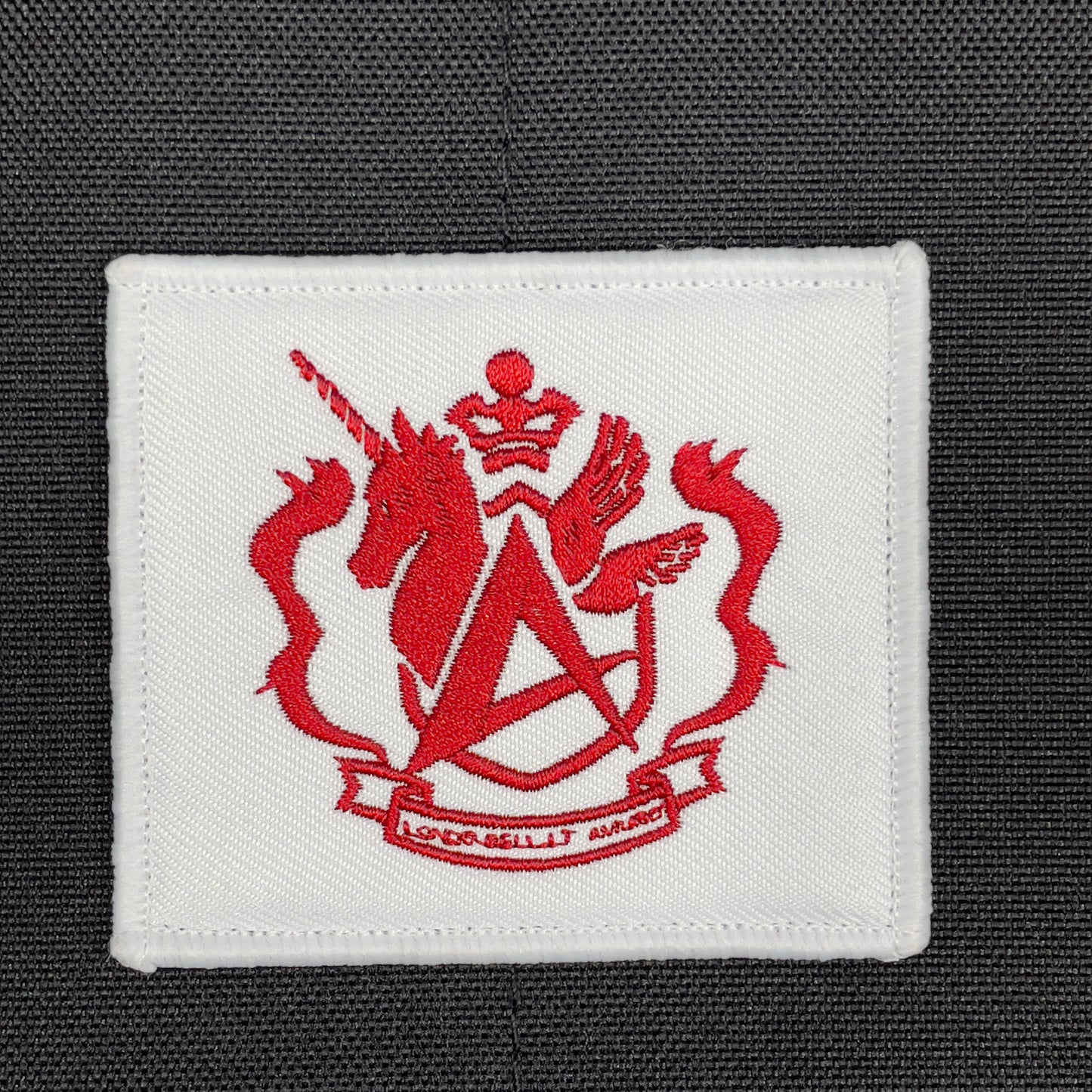 Mobile Suit GUNDAM Amuro Ray Logo Embroidered Morale Patch (velcro backed)