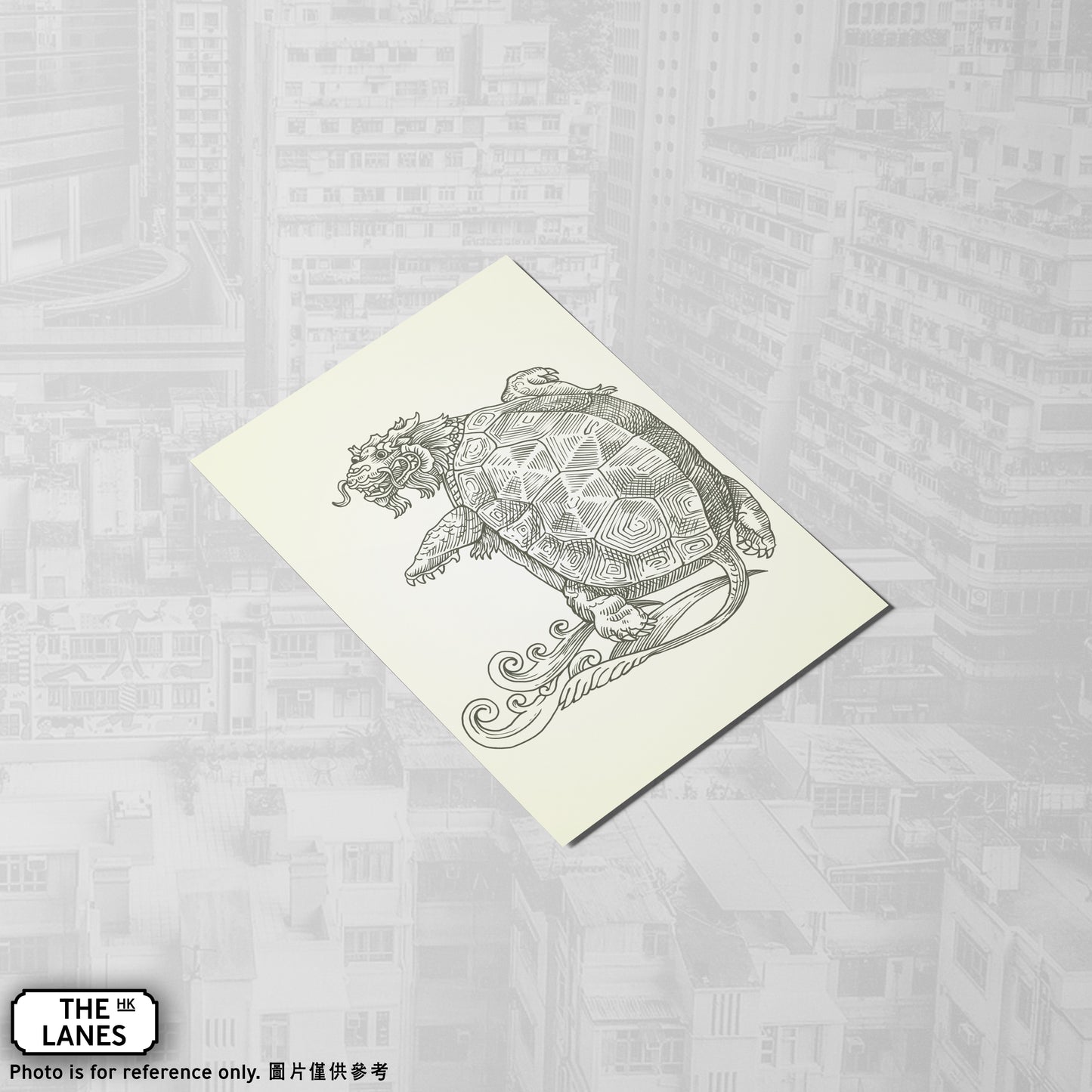 Hong Kong Auspicious Beast - Turtle A6 Postcard