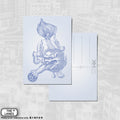 Hong Kong Auspicious Beast - Lion A6 Postcard - The Lanes HK