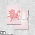 Hong Kong Auspicious Beast - Kirin A6 Postcard - The Lanes HK