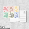 Hong Kong Auspicious Beasts A6 Postcard - The Lanes HK