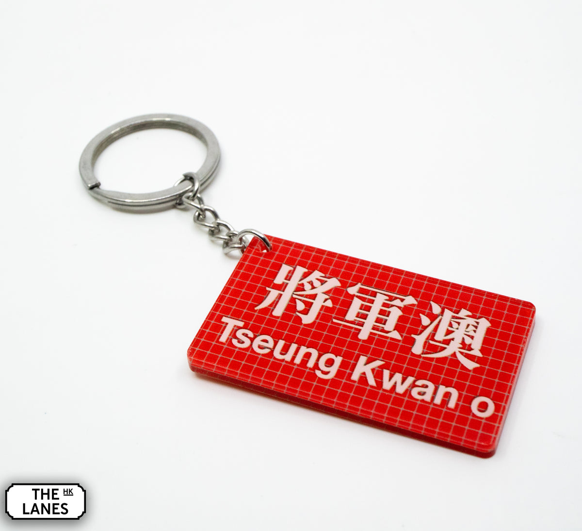 Hong Kong Metro Station Signage Keychain - Tseung Kwan O - The Lanes HK