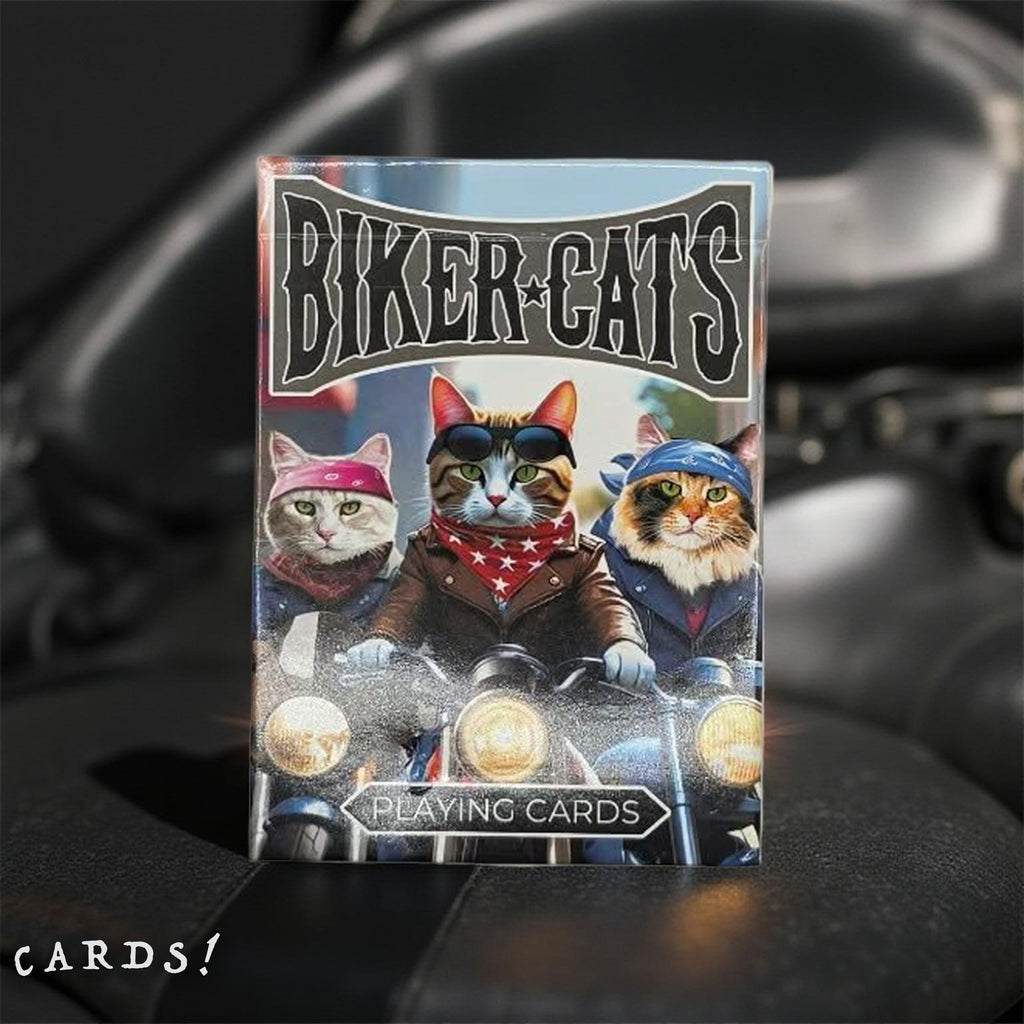 Biker Cats Playing Cards - The Lanes HK