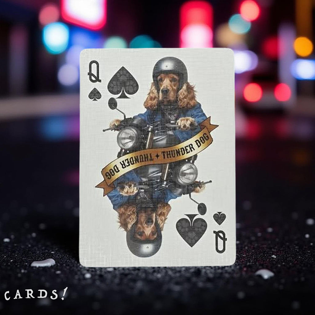 Biker Dogs Playing Cards - The Lanes HK