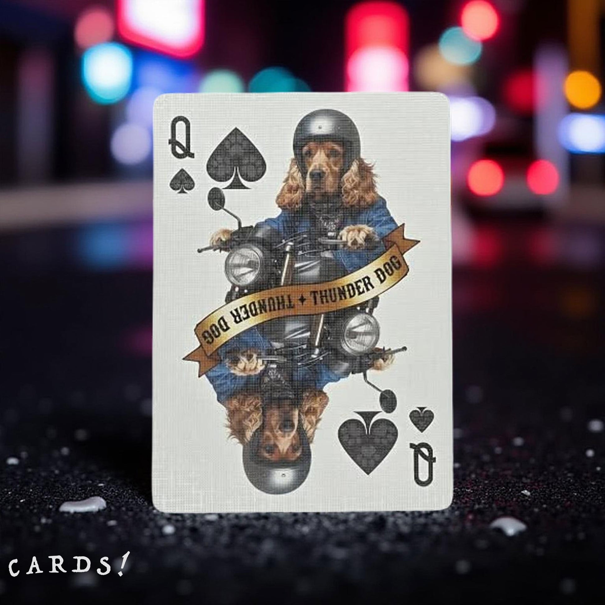 Biker Dogs Playing Cards - The Lanes HK