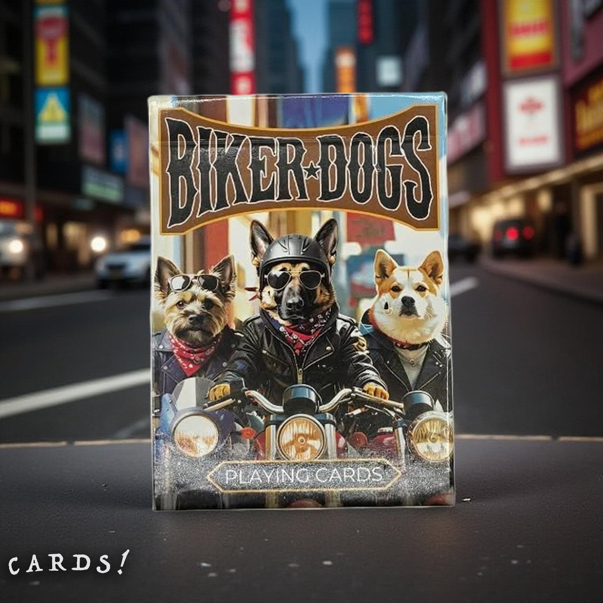 Biker Dogs Playing Cards - The Lanes HK