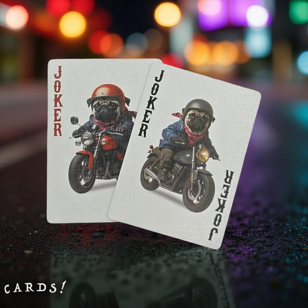 Biker Dogs Playing Cards - The Lanes HK