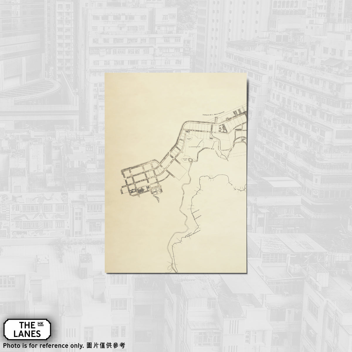 1889年ビクトリア市計画図（A）A6判ポストカード