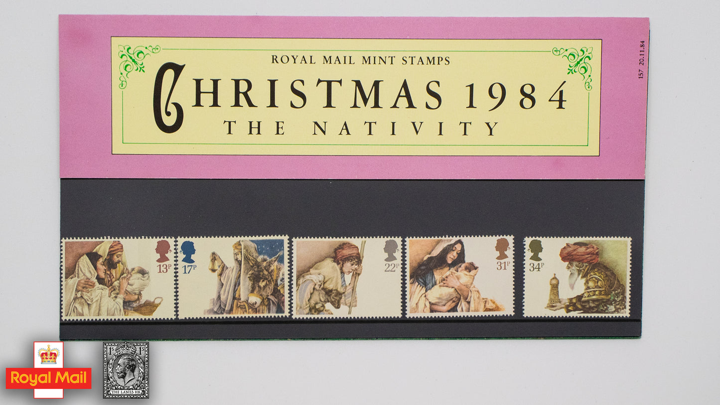 #157: 1984年 聖誕節 紀念郵票展示包