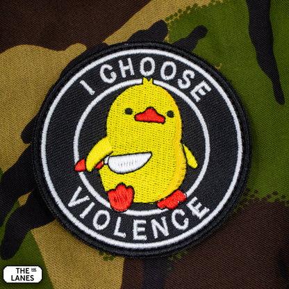 I Choose Violence Embroidered Morale Patch