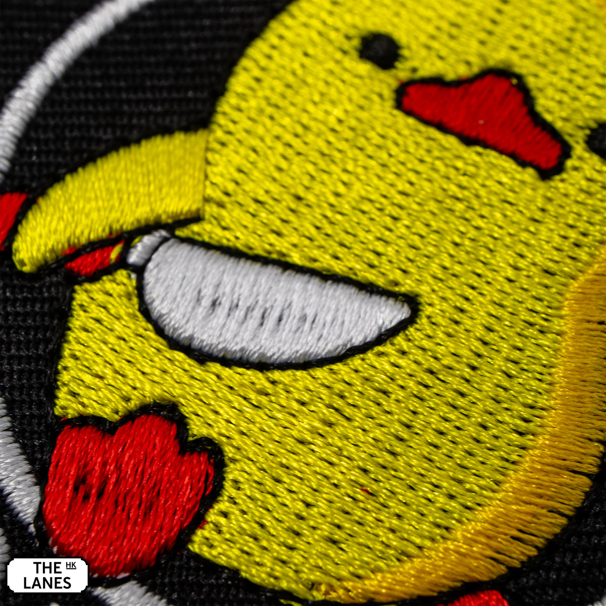 私は暴力を選びます 刺繍入り士気パッチ