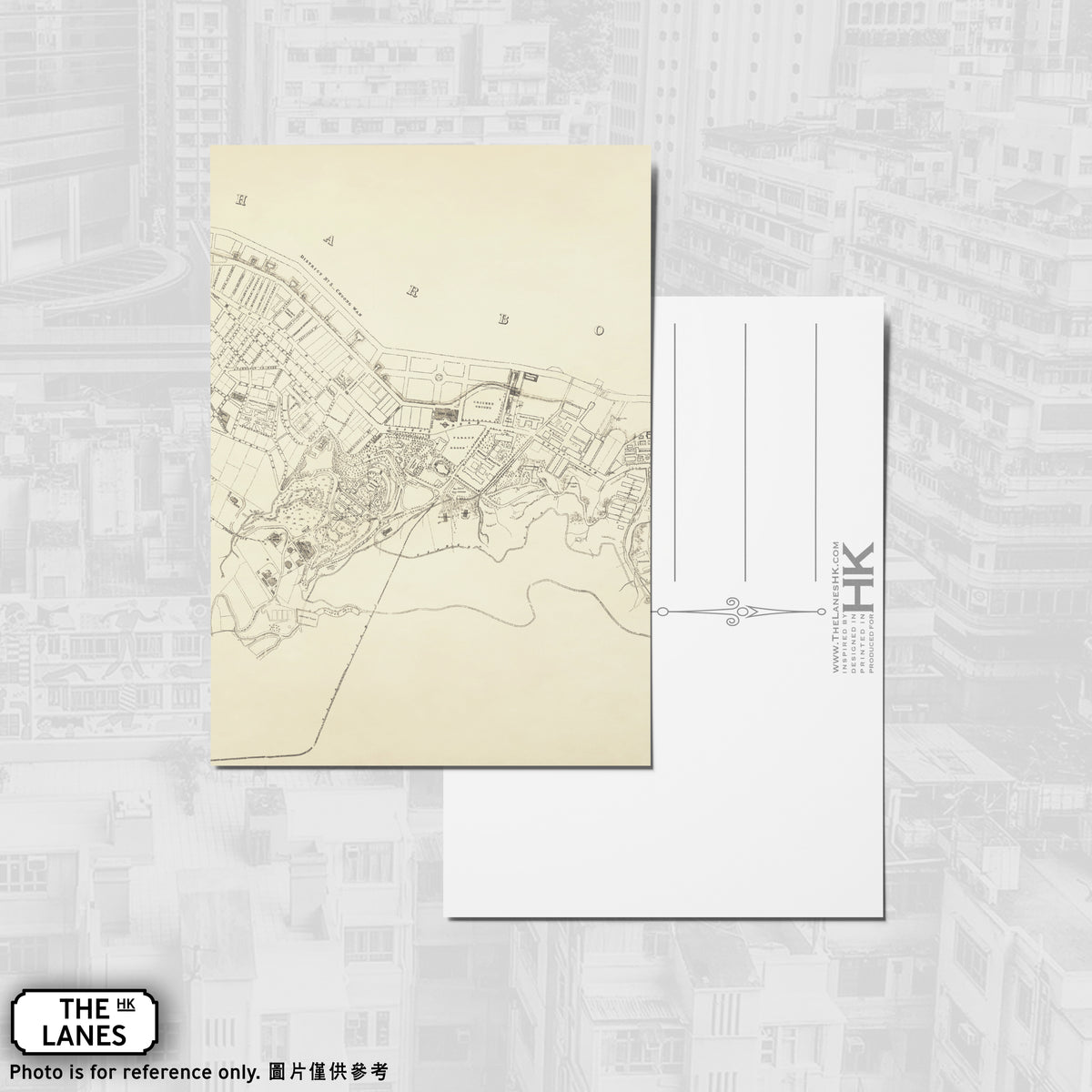 1889年ビクトリア市計画図（C）A6判ポストカード