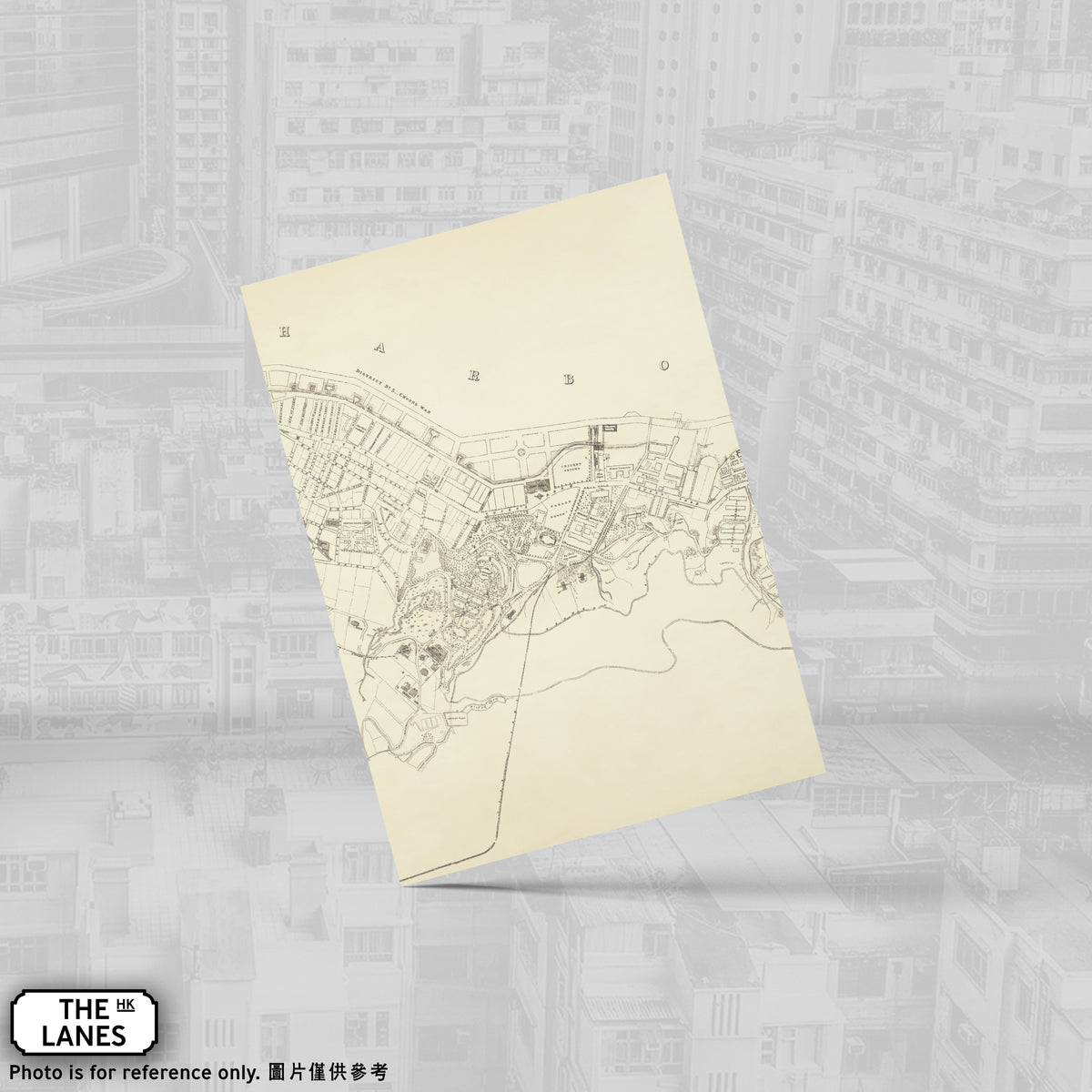 1889年ビクトリア市計画図（C）A6判ポストカード