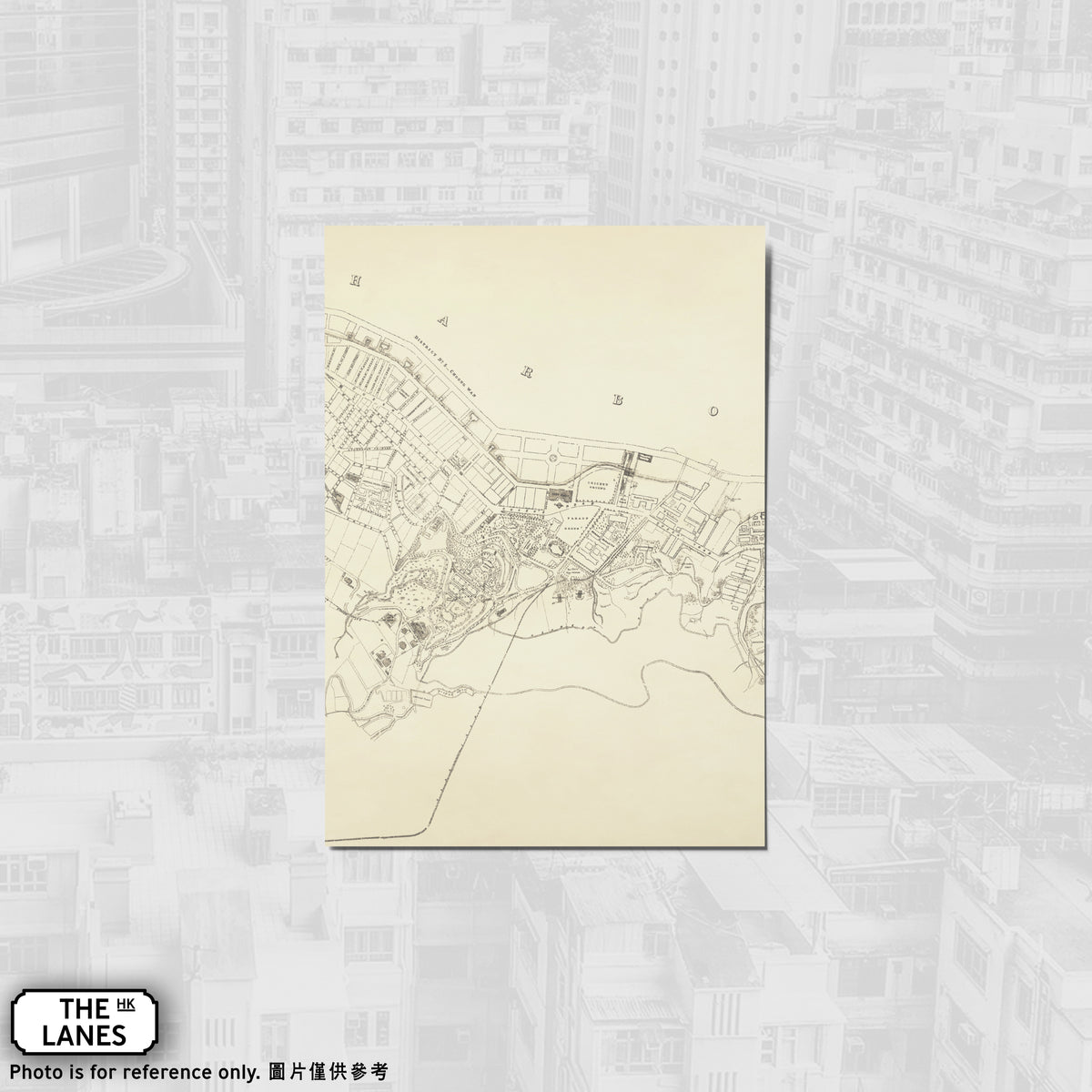 1889年ビクトリア市計画図（C）A6判ポストカード