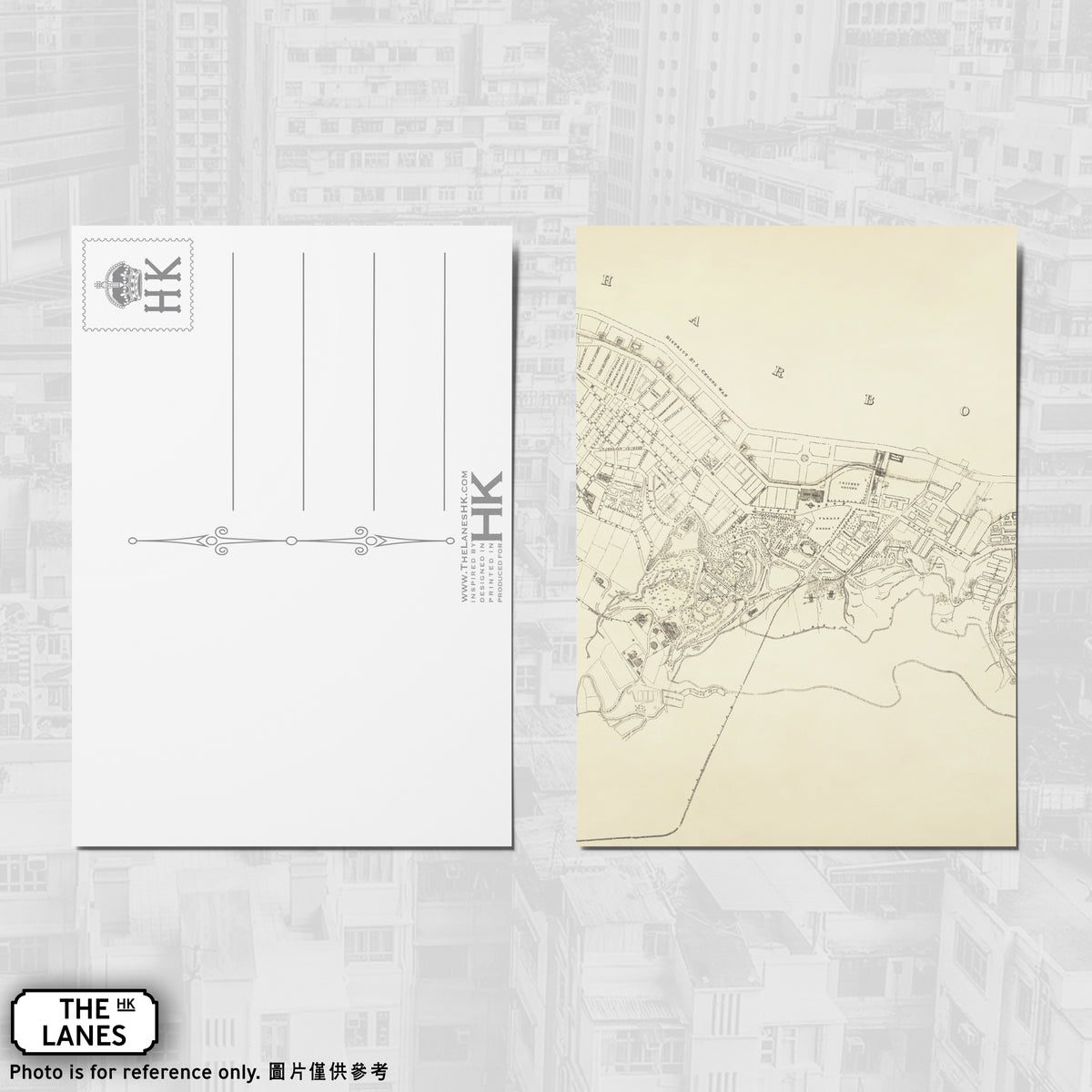 1889年ビクトリア市計画図（C）A6判ポストカード