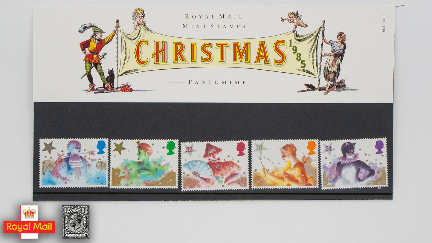 #166: 1985年 聖誕節 紀念郵票展示包