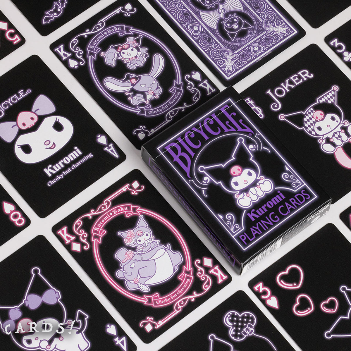 Bicycle Sanrio Kuromi Playing Cards - The Lanes HK