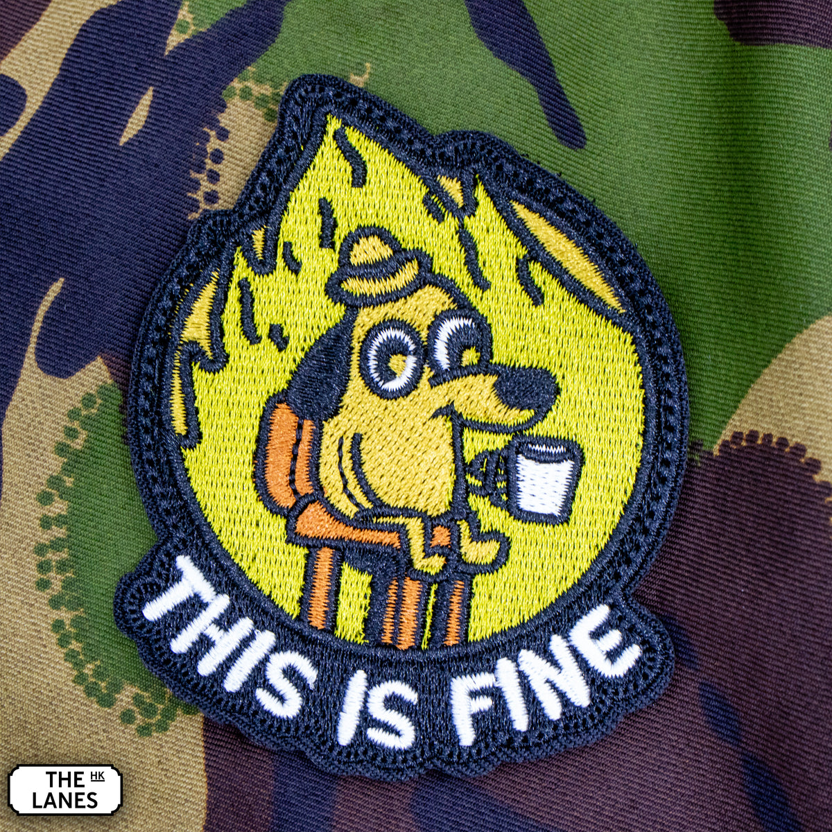 これは上質な刺繍の士気パッチです