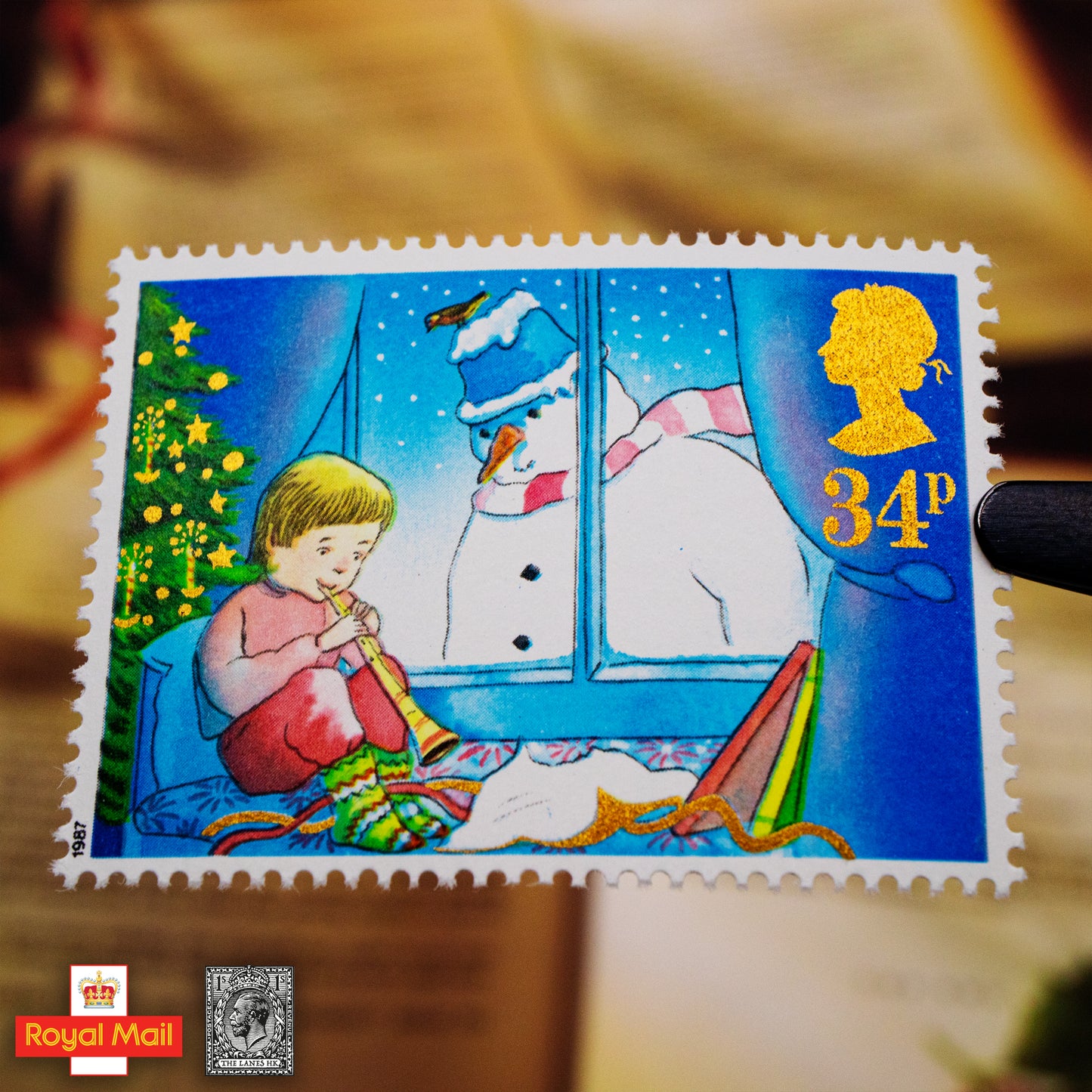 #185: 1987年 聖誕節 紀念郵票展示包