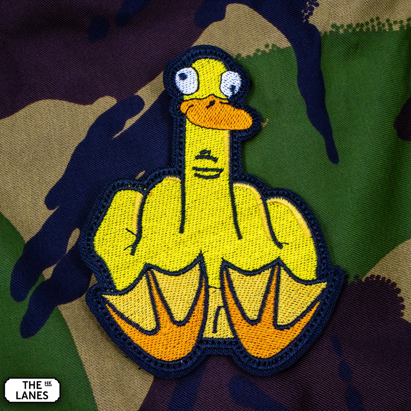 Middle Finger Duck Embroidered Morale Patch