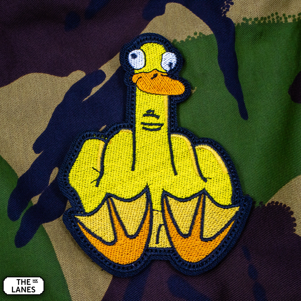 Middle Finger Duck Embroidered Morale Patch - The Lanes HK