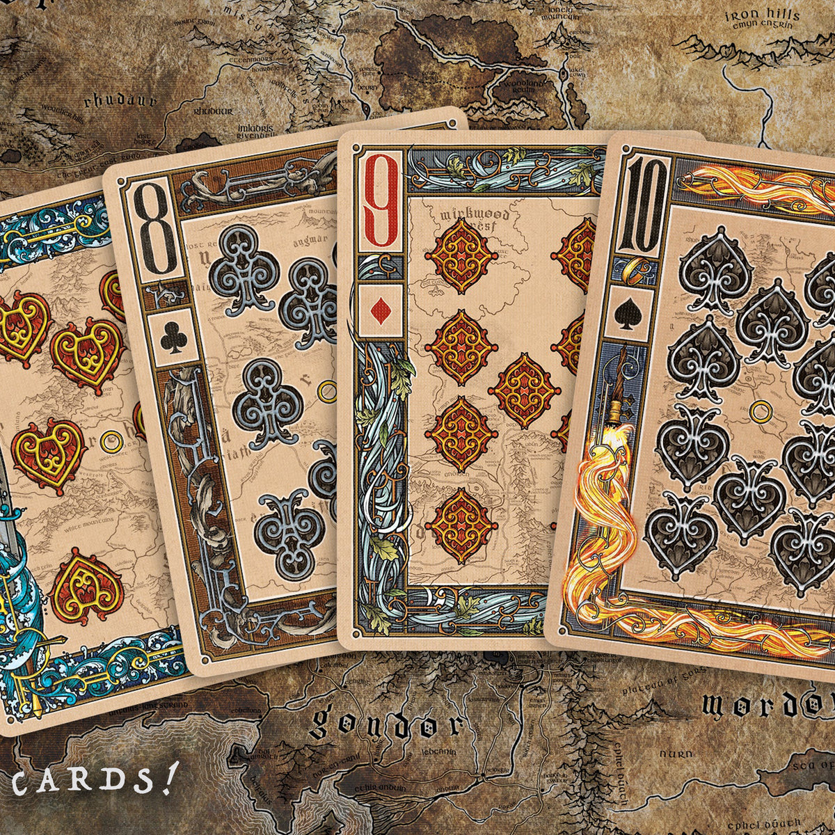 Lord of the Rings Two Towers Playing Cards - The Lanes HK