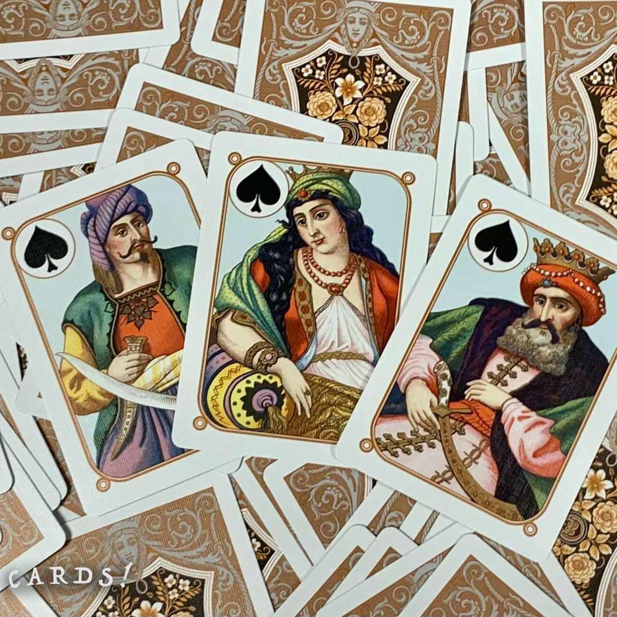Four Continents Copper Playing Cards - The Lanes HK