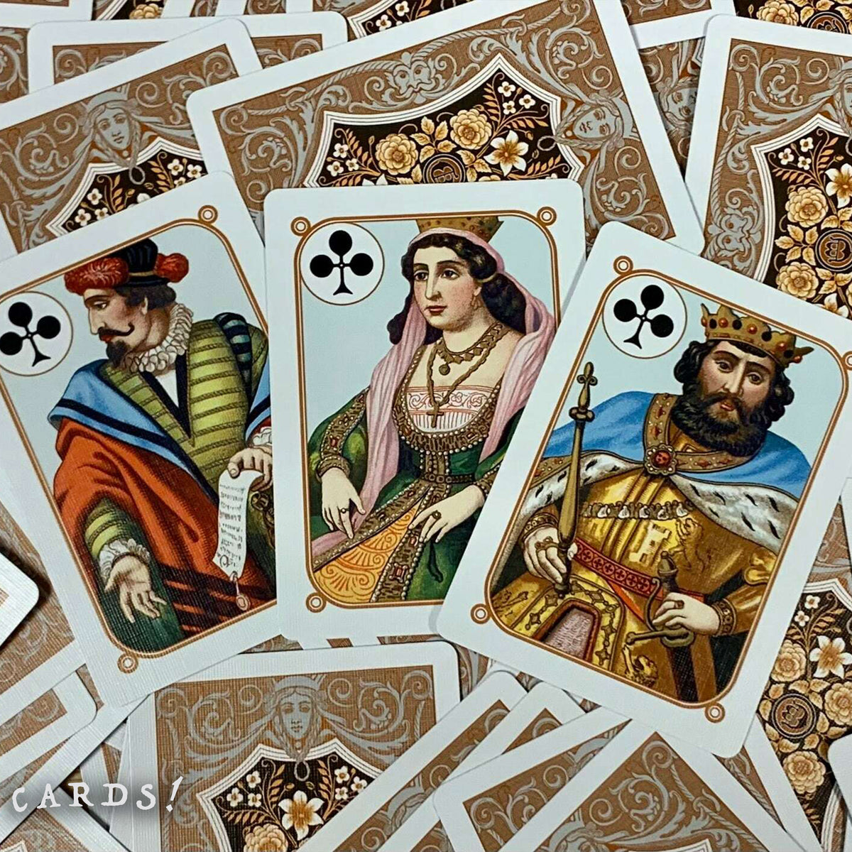 Four Continents Copper Playing Cards - The Lanes HK