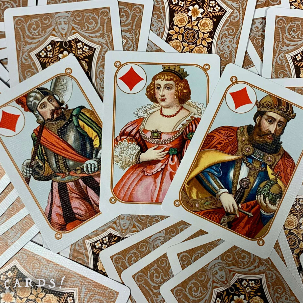 Four Continents Copper Playing Cards - The Lanes HK
