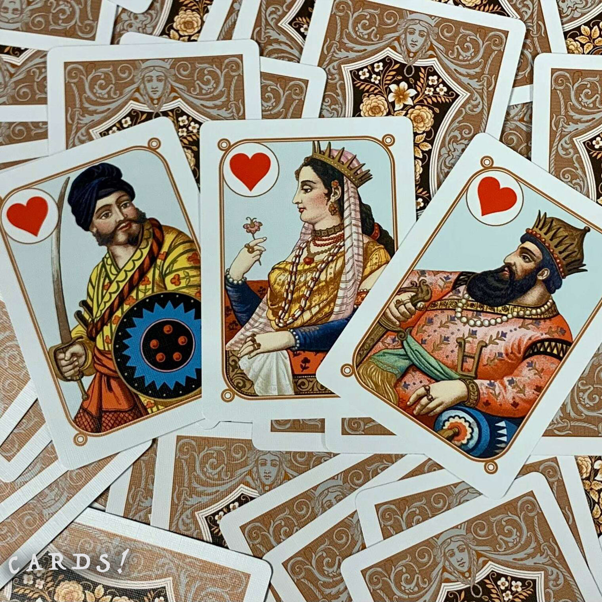 Four Continents Copper Playing Cards - The Lanes HK