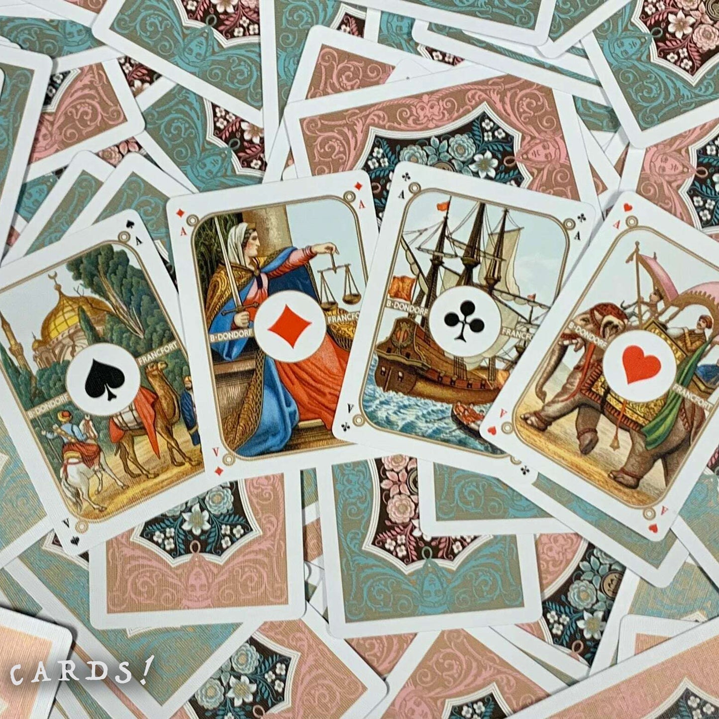 Four Continents Playing Cards