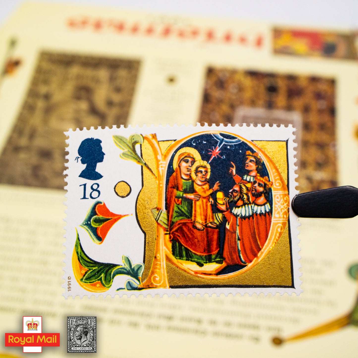#222: 1991年 聖誕節 紀念郵票展示包