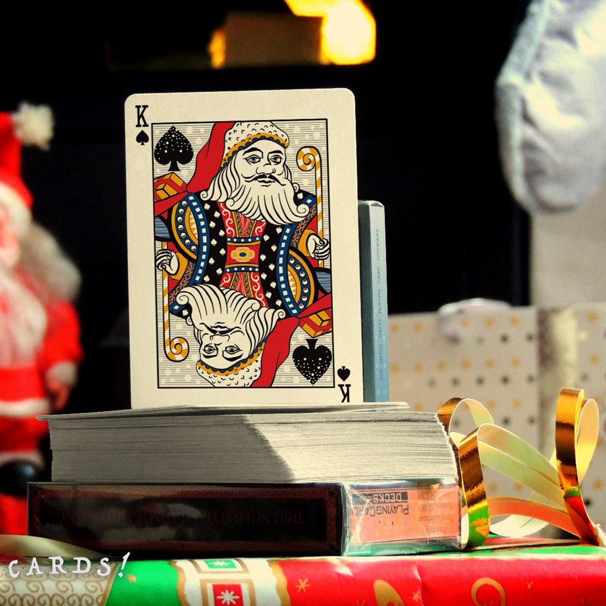 Bicycle Snowman Back Playing Cards - Blue - The Lanes HK