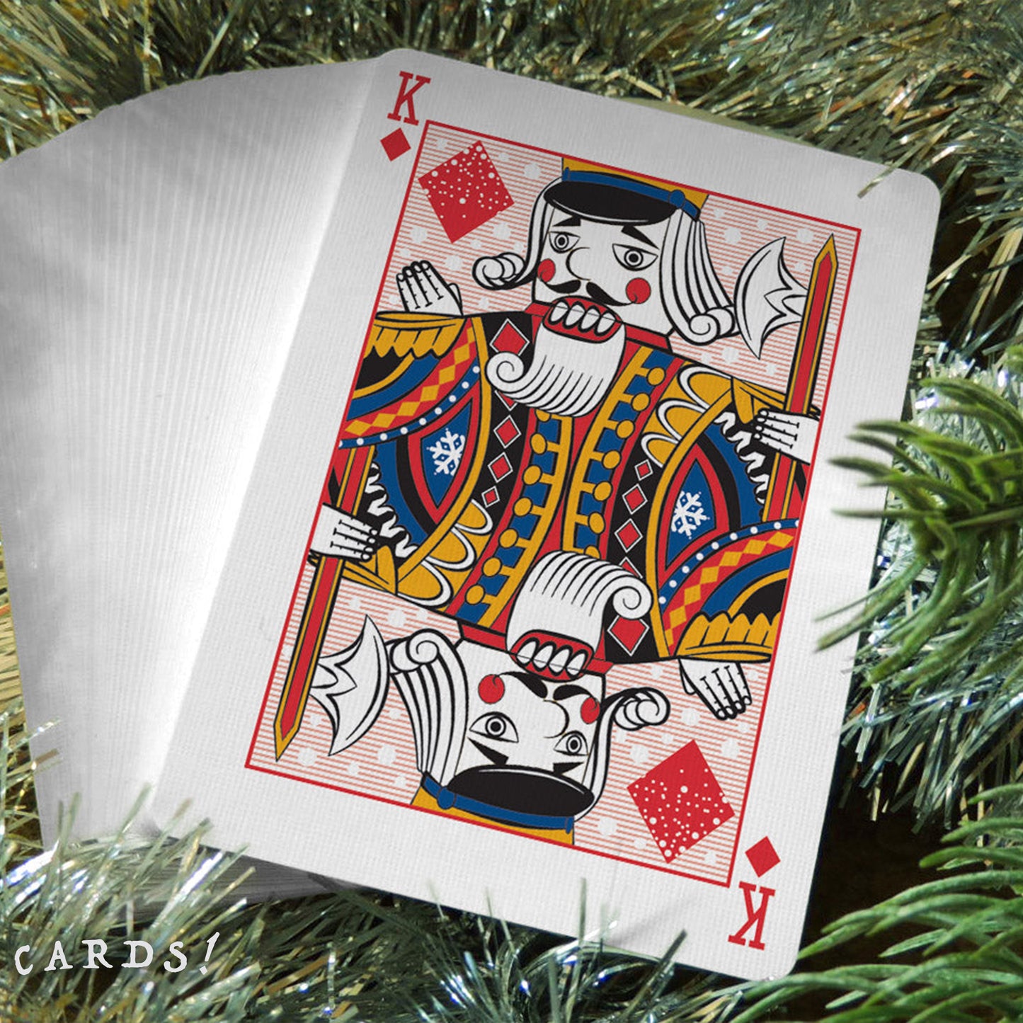 Bicycle® Snowman Back Playing Cards - Blue