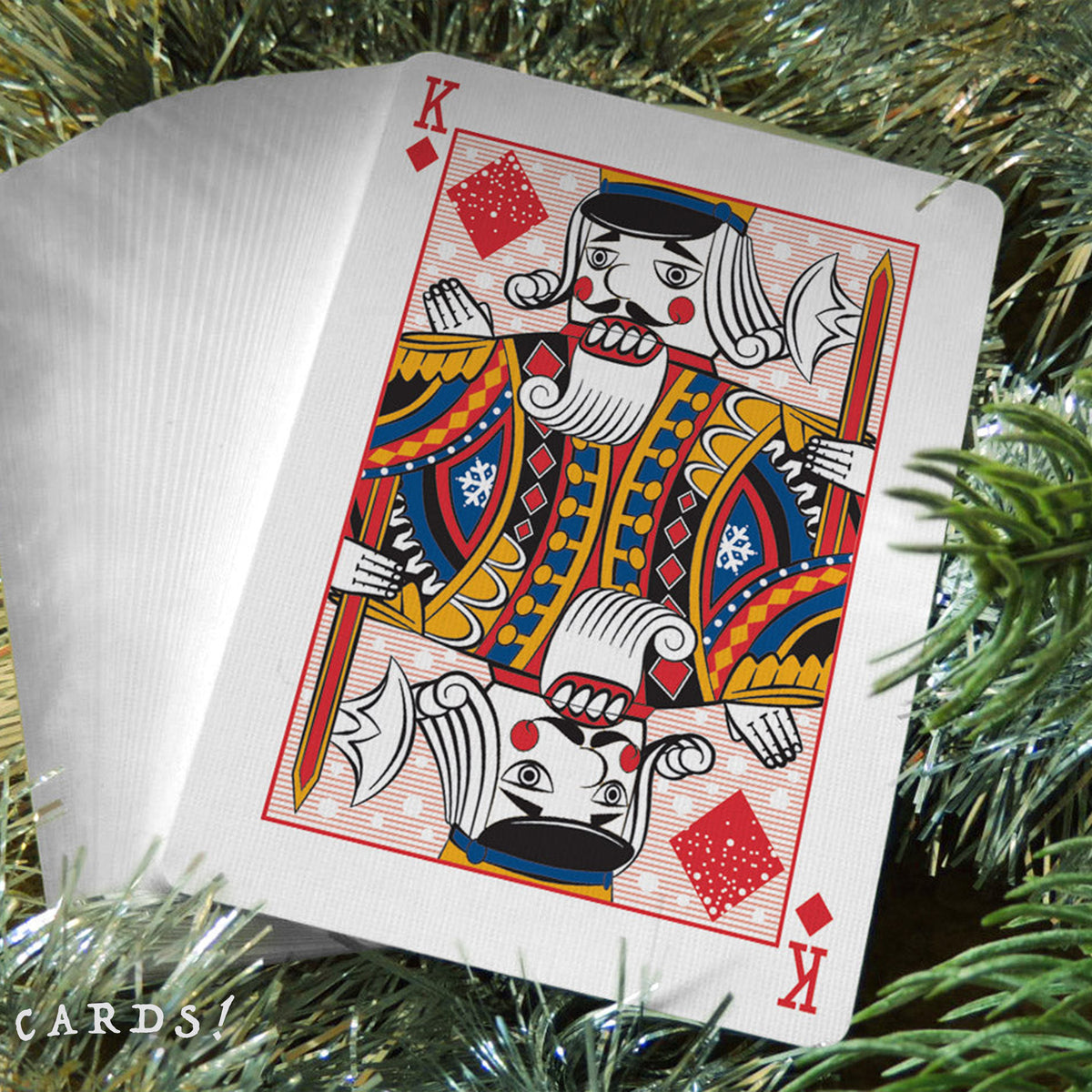 Bicycle Snowman Back Playing Cards - Blue - The Lanes HK