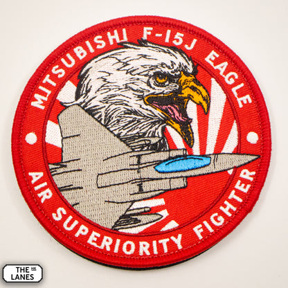 Japan Self-Defense Forces F-15J Eagle Fighter Embroidered Morale Patch