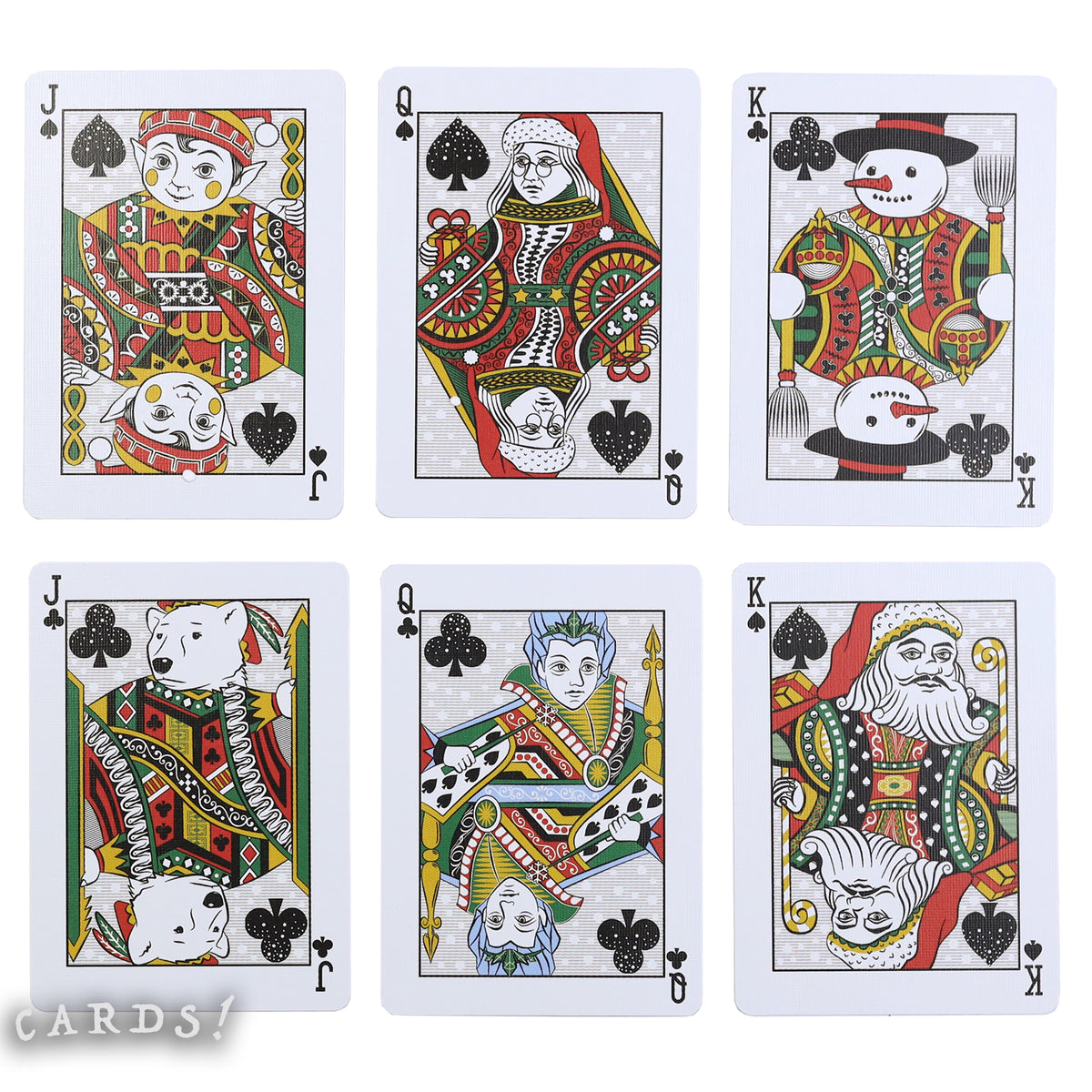 Bicycle Snowman Back Playing Cards - The Lanes HK