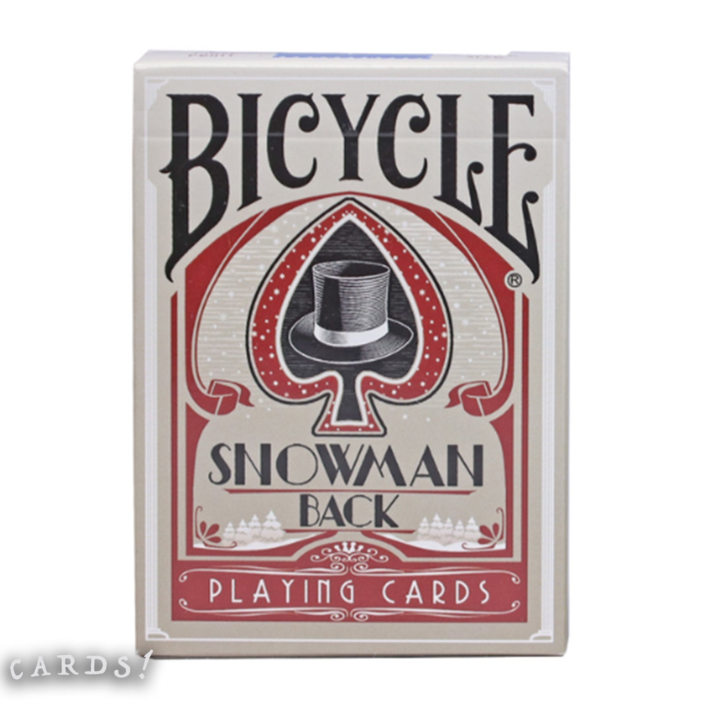 Bicycle Snowman Back Playing Cards