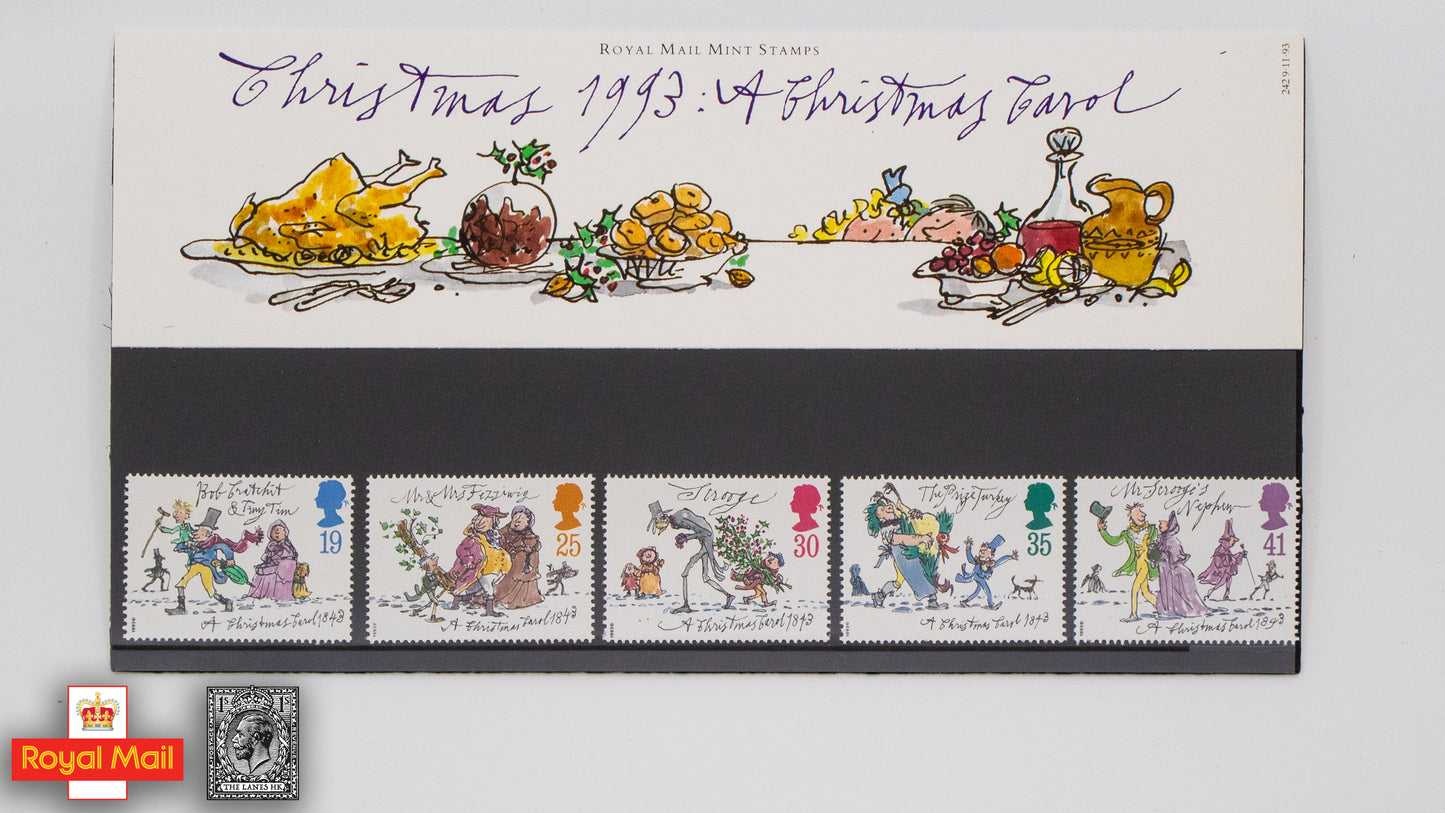 #242: 1993年 聖誕節 紀念郵票展示包