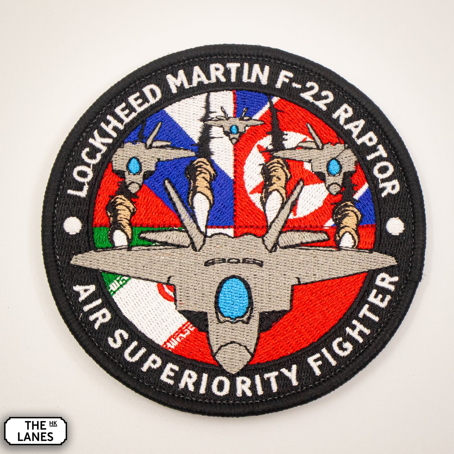 F-22 Raptor Fighter Embroidered Morale Patch