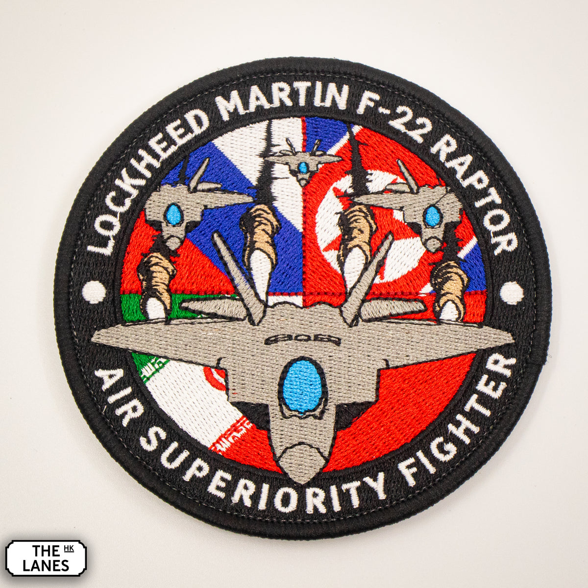 F-22 Raptor Fighter Embroidered Morale Patch - The Lanes HK