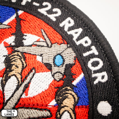 F-22 Raptor Fighter Embroidered Morale Patch