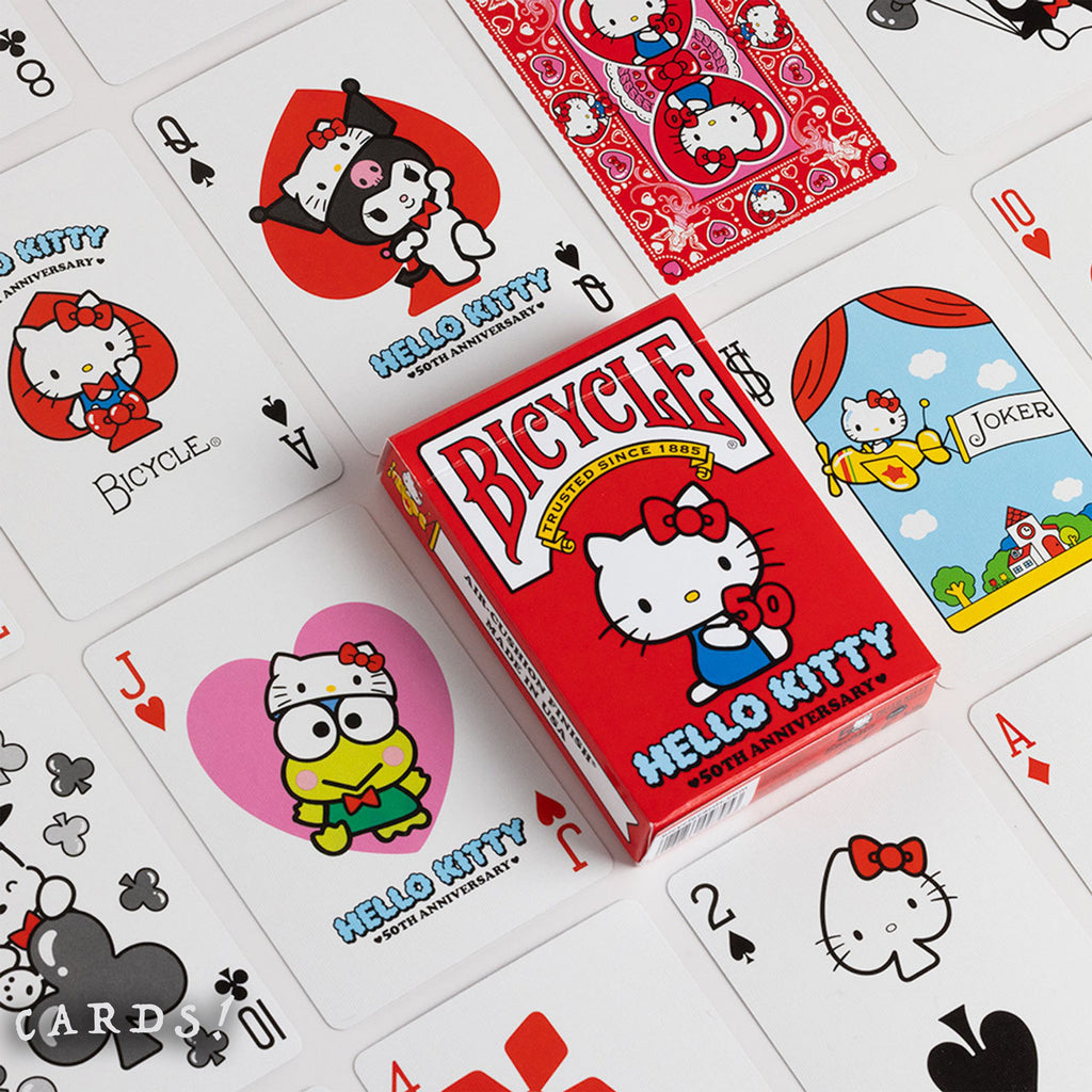 Bicycle Hello Kitty 50th Playing Cards