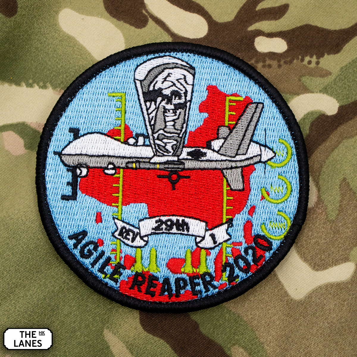 USAF Agile Reaper 2020 QM-9 Drone Exercise Patch - The Lanes HK