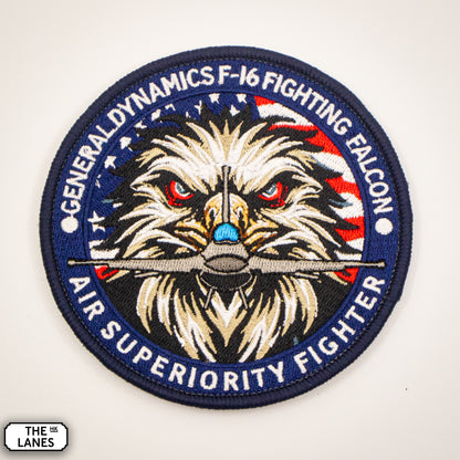 F-16 Fighting Falcon Fighter Embroidered Morale Patch