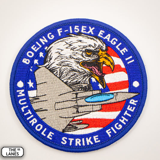 F-15EX Eagle II Fighter Embroidered Morale Patch